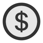Dollar SVG Icon